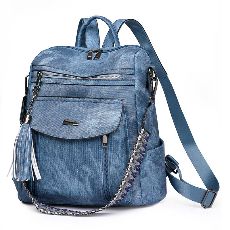 Spring 2024 Cross-border Trend PU Ladies Bag Ladies Backpack Multifunctional Wholesale