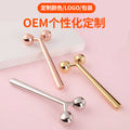 Factory direct zinc alloy roller massager - manual facial lifting & firming v-line beauty massage tool
