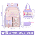 quicksand children's schoolbag for elementary school girls grades 1-3-6 cute princess reducing the burden backpack wholesale