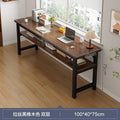 Long double desk student home bedroom study writing rental house rectangular computer desk narrow wall desk