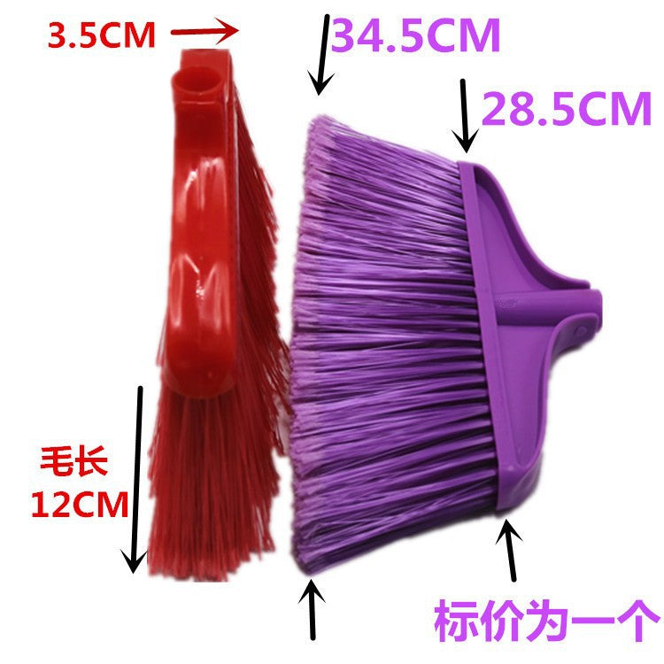 Batch Plastic Broom Wholesale Soft Hair Glue Broom Household Plastic Cleaning Products Broom Sweeping Floor Hard Hair Broom