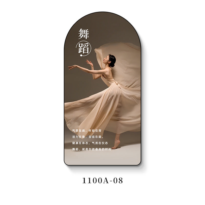 Ballet room wall decoration painting girl dance studio inspirational casual painting art training class institution wall painting