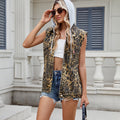 Wishfashion cross-border export women's clothing new arrival  independent station fashion leopard print vest vest tops