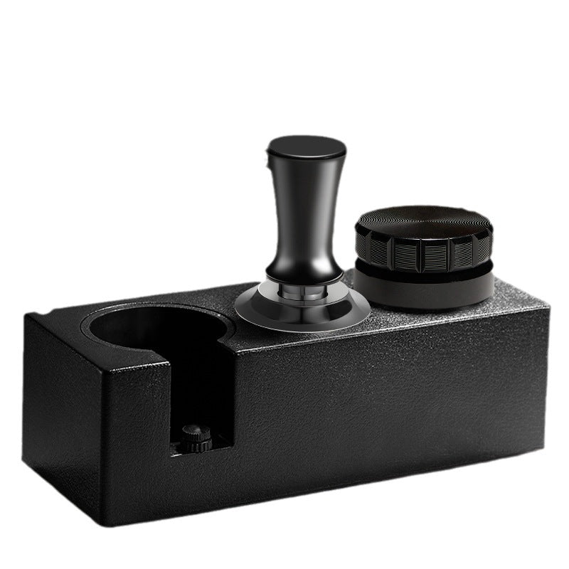Stainless steel coffee distributor & tamper combo - all-in-one set for home use