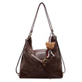 Vintage commute large capacity shoulder bag - women's niche design, new winter crossbody bag, versatile lightweight backpack