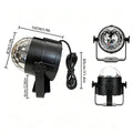 Water ripple starry sky projection lamp bracket magic ball rotate stage light voice controlled remote control night light starry sky atmosphere light