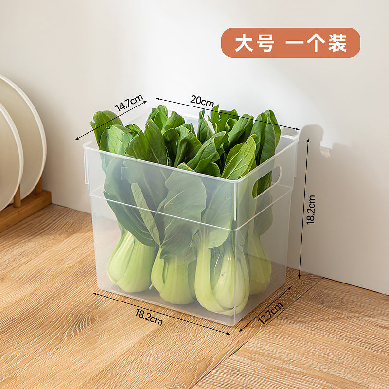 Kitchen Vegetables and Fruits Refrigerator Storage Box Transparent Frozen Fresh-keeping Box Food Grade Beverage Dumplings Egg Storage Box