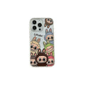 Magnetic case for apple 17, labubu iphone 16 shockproof protective cover with magnetic tail, labubu design