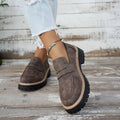 autumn new arrivals: plus-size women's loafers for cross-border e-commerce. available in sizes 36-43. wholesale options available. dropshipping to  and