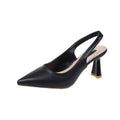 2022 spring/summer new pointed-toe high heels women's stiletto closed-toe sandals backless pumps
