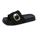Popular thick soleplatform shoes slippers for women summer outwearcasualnew arrivalkorean style outing plaidclassy sense sandals and slippers