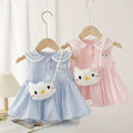 Summernew arrival cartoon baby girl bag butt skirt 100 days sweet baby clothes triangle romper summer clothes one year old romper