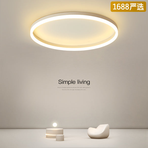 [Strict selection] led ceiling light modern Nordic round creative living room light dining room study ins simple bedroom light