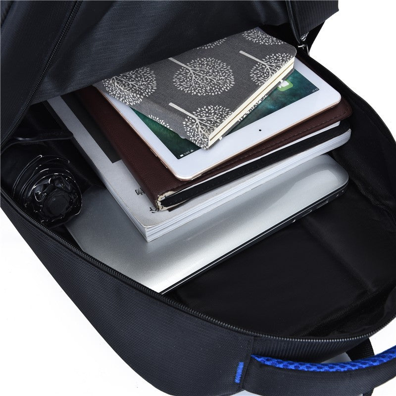 New men's business commuter computer backpack simple casual outdoor backpack large-capacity schoolbag wholesale