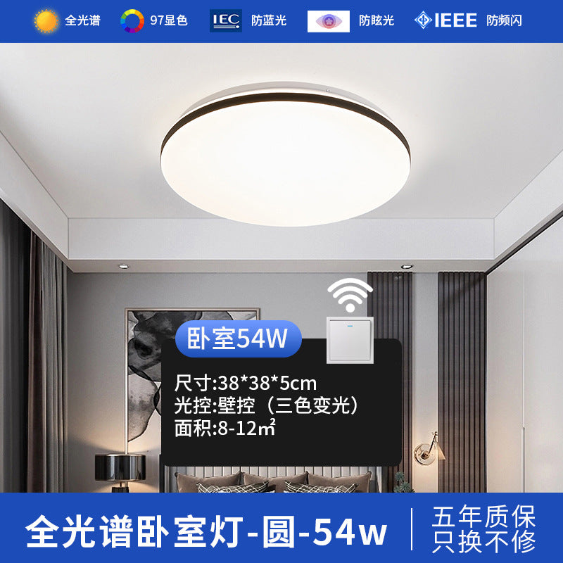 Led ceiling light - rectangular living room lamp, office desk lamp, bedroom main light fixture - full spectrum eye protection
