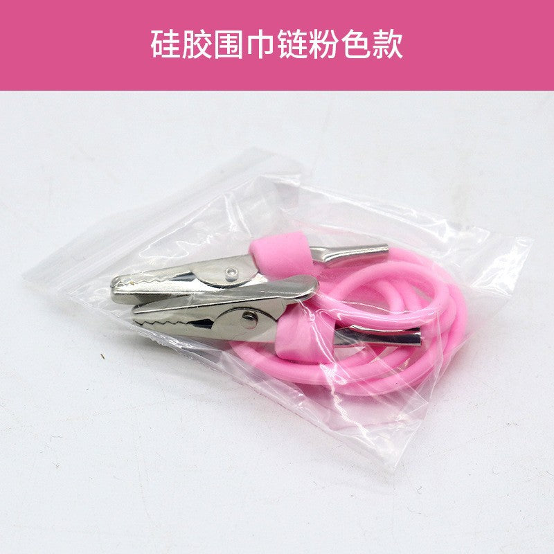 Dental Silicone Scarf Clip Special Oral Dental Disposable Apron Clip High Temperature Sterilization Scarf Clip