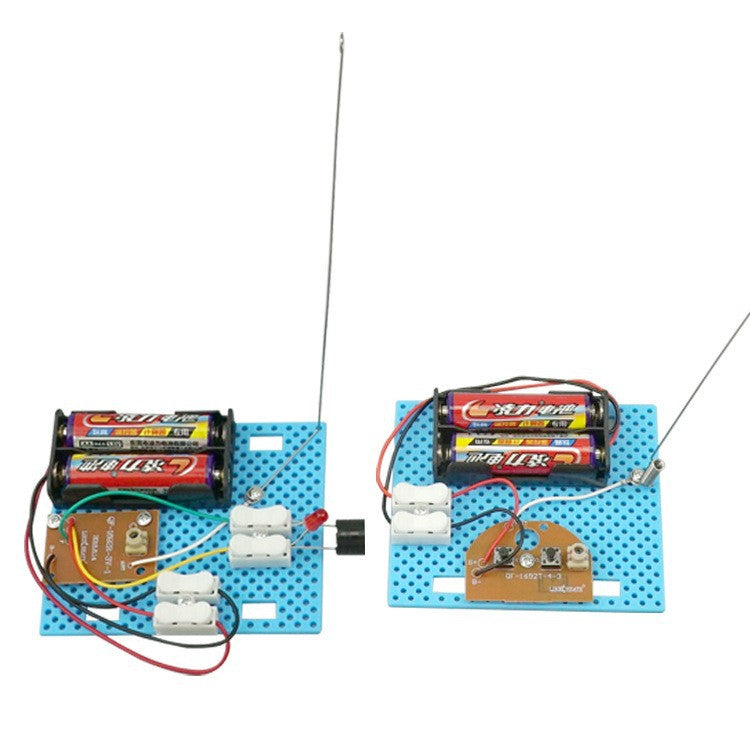 Science and technology small production DIY telegraph primary and secondary school small invention maker scientific experimental equipment stem education model
