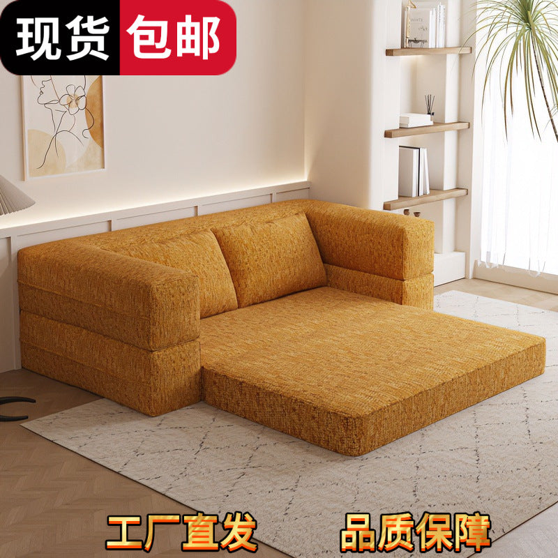 Lazy tatami sofa bed - vacuum compressed, foldable, 2-in-1 sofa - perfect for small spaces, living rooms, bedrooms, and home use