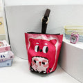 Kids hand-held lunch bag cute forest style lightweight work satchel bag for mothers to travel large capacity canvas bucket bag