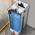 Scratch mop bucket, wet and dry, hand-washable flat mop, for home lazy mop, handy gadget, one mop