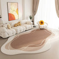 Living room carpet fall and winter cream style imitation cashmere bedroom bedside accessible luxuryclassy sofa coffee table special-shaped non-slip floor mat