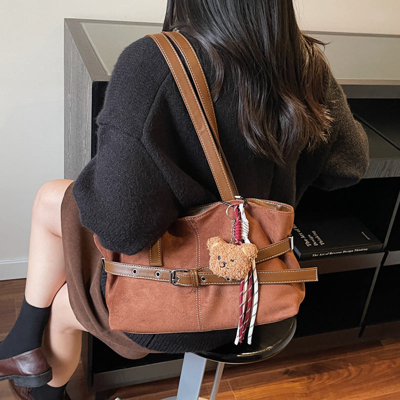 2025 fall/winter new women's bag korean style fashion handbag light luxury elegant underarm bag commuter versatile shoulder bag