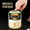 Electric food processor mini kitchen garlic sauce mixer food supplement meat grinder for home multifunctional garlic masher