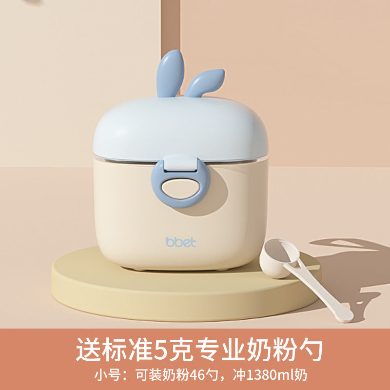 Baby milk powder box Portable out Large capacity baby rice noodle box Milk powder sub-packaging box Sealed storage tank Moisture-proof