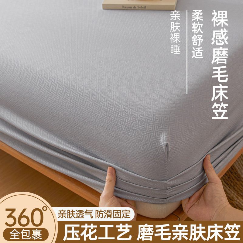 Amazon foreign trade domestic sales cross-border e-commerce amazon aliexpress single fitted sheet three-piece set european and american size fitted sheet