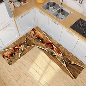 ins kitchen floor mat long strip absorbent bathroom foot mat simple household kitchen carpet  hot style