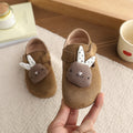 Vancahao little girl's cute cartoon birkenstock shoes  comfortable soft sole korean style girls' single shoes casual shoes