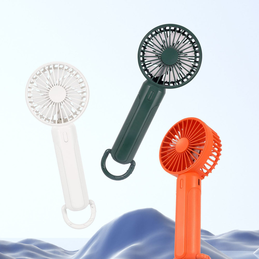 New outdoor handheld lighting fan, usb desktop silent stand fan, portable mini fan - dropshipping available