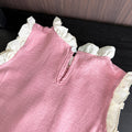 new girls' korean style tank dress - trendy kids' skirt with mesh patchwork, sweet and cute princess dress wholesale