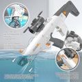 hot-selling tiger shark electric burst water gun fully automatic large capacity water-absorbing water fight boy toy outdoor