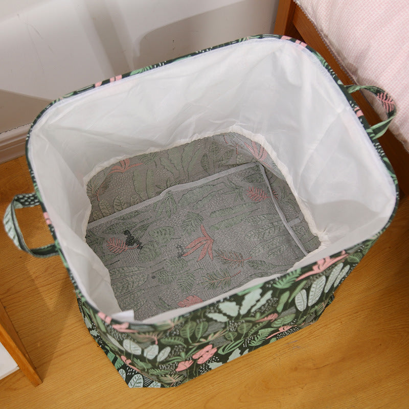 Quilt storage bag Large capacity mildew-proof and moisture-proof clothes sorting bag Dirty clothes basket bundle mouth storage basket Moving packing bag