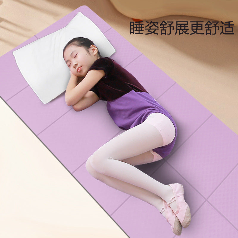 Portable foldable yoga mat thickened nap mat kids sleeping mat student home fitness non-slip floor mat