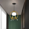 Hallway, aisle, entrance, bird chandelier, cloakroom, foyer, entrance lamp, for home, feng shui entrance chandelier