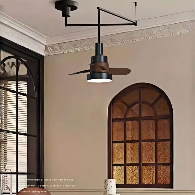 Medieval Fan Rocker Arm Restaurant Chandelier French Cream Displaceable Dining Table Bar Light Japanese Tea Room Dining Room Lighting