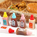 Mini sauce bottle plastic squeeze sauce bottle japanese style squeeze condiment bottle food grade portable soy sauce bottle cross-border