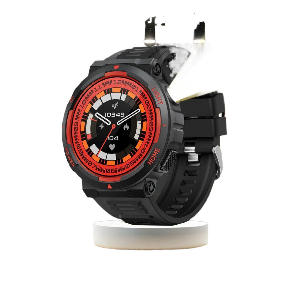 2025 trendy smartwatch 30m - waterproof amoled display, centimeter-level heart rate monitoring, all-in-one health tracker
