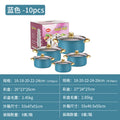 [dark blue] pot set