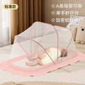 Foldable baby mosquito net canopy - portable baby yurt mosquito net for kids' beds - blackout, anti-mosquito, no installation required, full coverage