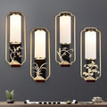 New chinoiserie  thin led wall lamp 3-5㎡ modern casual dining room bedroom aisle lamp tv background wall
