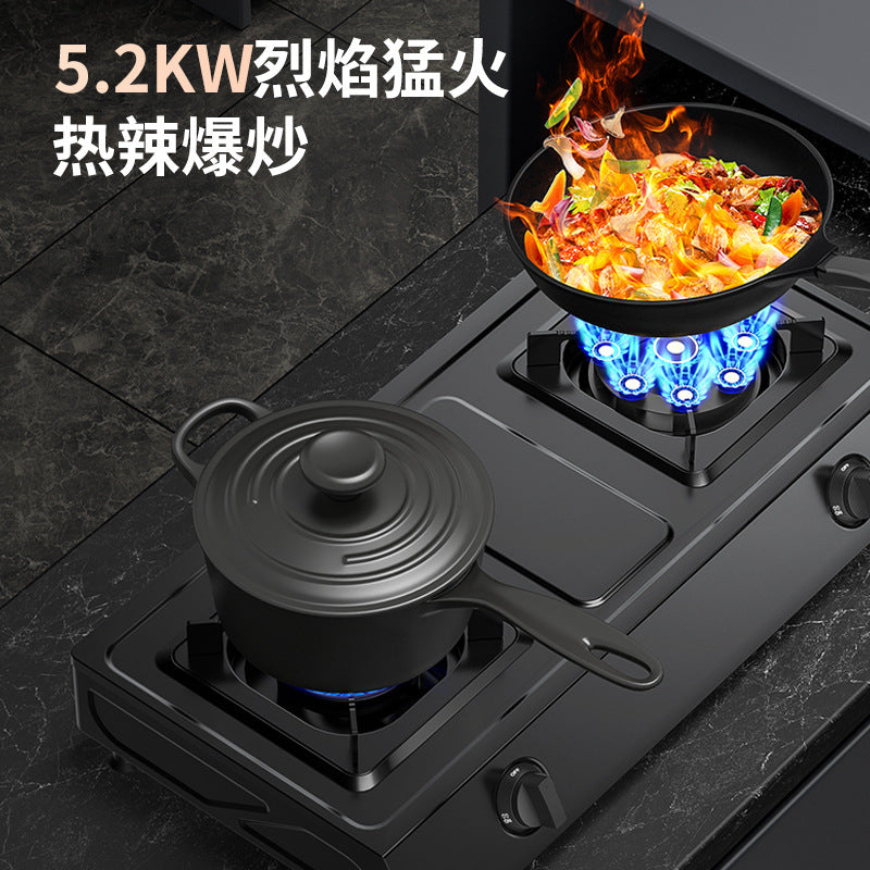 Wholesale royalstar for home gas stove desktop double stove gas stove natural gas stove liquefied gas fierce stove