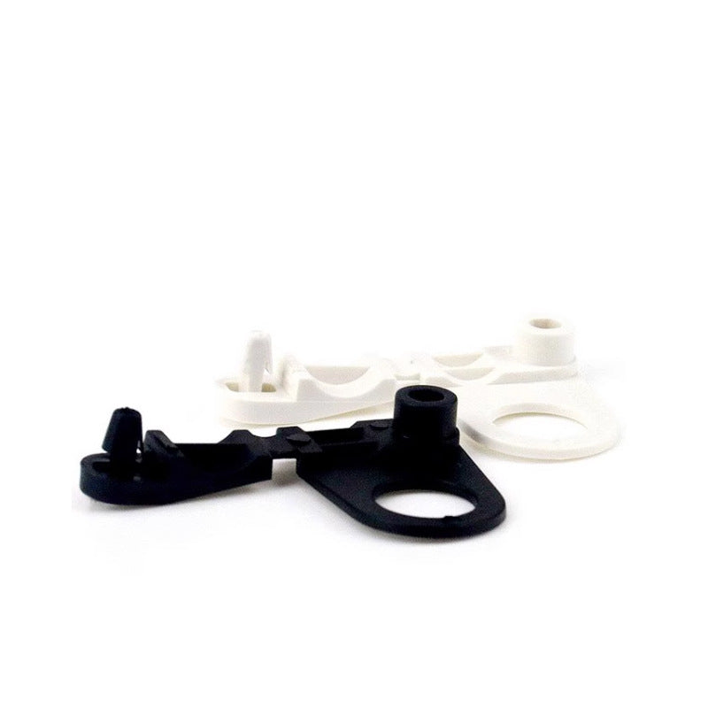 Power supply wire fixed wire buckle 3 points plastic crimping plate self-locking wire clip inner hole P-shaped desk lamp anti-pull self-locking buckle