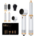 hot-selling hot air comb five-in-one curling iron, straight hair dual-use hair styling comb, electric high-speed hair dryer
