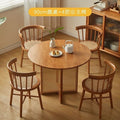 Tea table nordic style for home b&b milk tea shop cafe solid wood rattan table and chair combination small apartment ideal choice