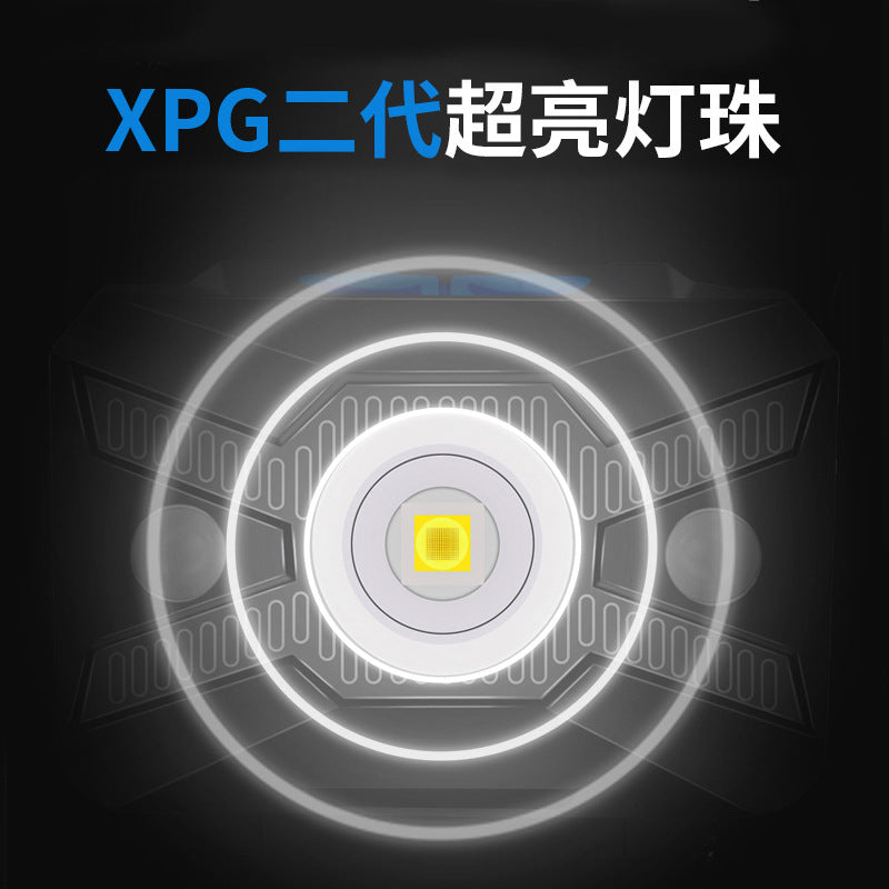 Walson 577 headlight LED long battery life strong light fishing charging outdoor head mounted small lighting induction headlight