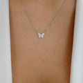 Wholesale bowknot necklaces - european & american cross-border jewelry - minimalist fashion pendants - women's alloy diamond-studded chokers & sweater chains