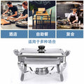 Manufacturer stainless steel dining stove detachable buffet stove grilled fish plate hotel restaurant food heating alcohol stove cross-border